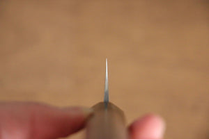 山本 直 V金10号 ダマスカス ペティーナイフ 和包丁 120mm ウォルナット柄 - 清助刃物