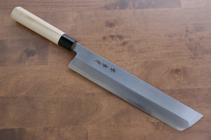 堺 孝行 霞研 白鋼 骨切包丁(鱧切り) 和包丁 300mm 朴柄 - 清助刃物