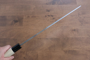 堺 孝行 霞研 白鋼 骨切包丁(鱧切り) 和包丁 300mm 朴柄 - 清助刃物