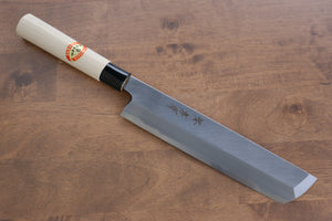 堺 孝行 霞研 白鋼 骨切包丁(鱧切り) 和包丁 240mm 朴柄 - 清助刃物