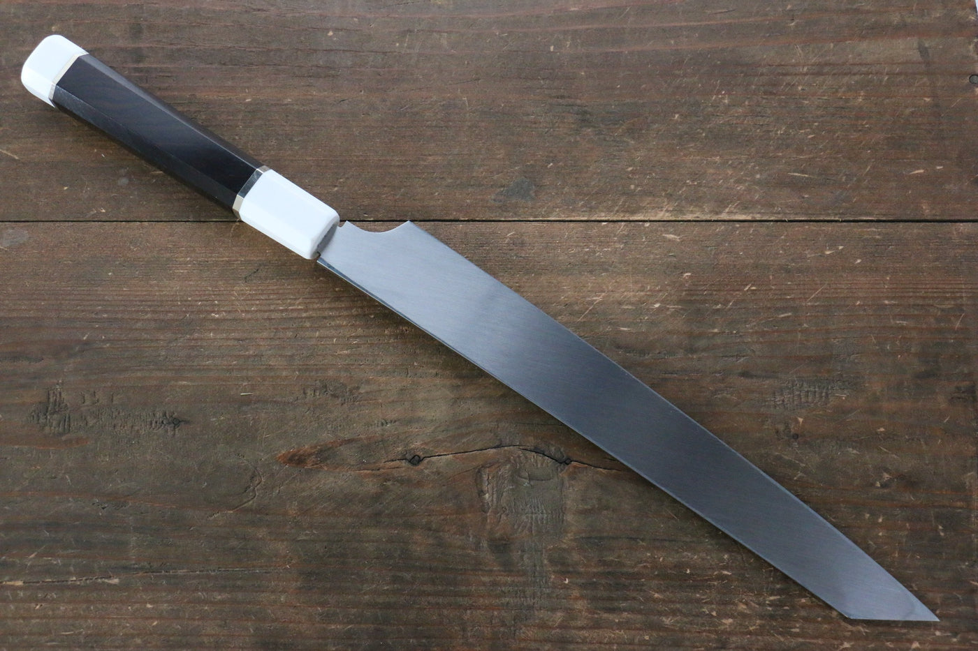 堺 孝行 銀龍 本焼 スウェーデン鋼 鏡面仕上げ 剣型柳刃包丁 和包丁