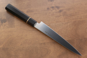 清助 モリブデン鋼（MOL） スライサーナイフ 和包丁 180mm 黒合板柄 - 清助刃物