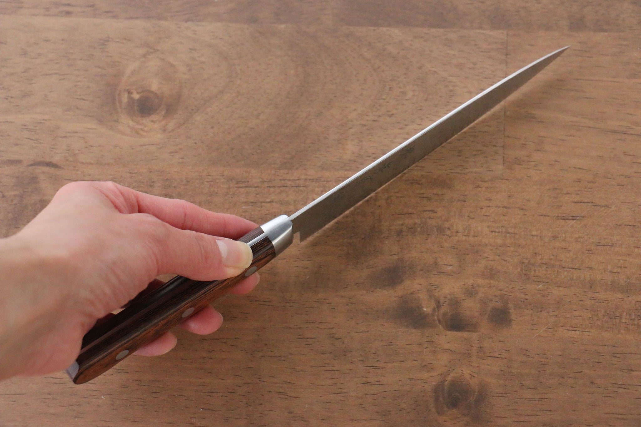 堺 孝行 V金10号 17層ダマスカス 鏡面仕上げ 三徳包丁&ペティナイフセット  mm - 清助刃物