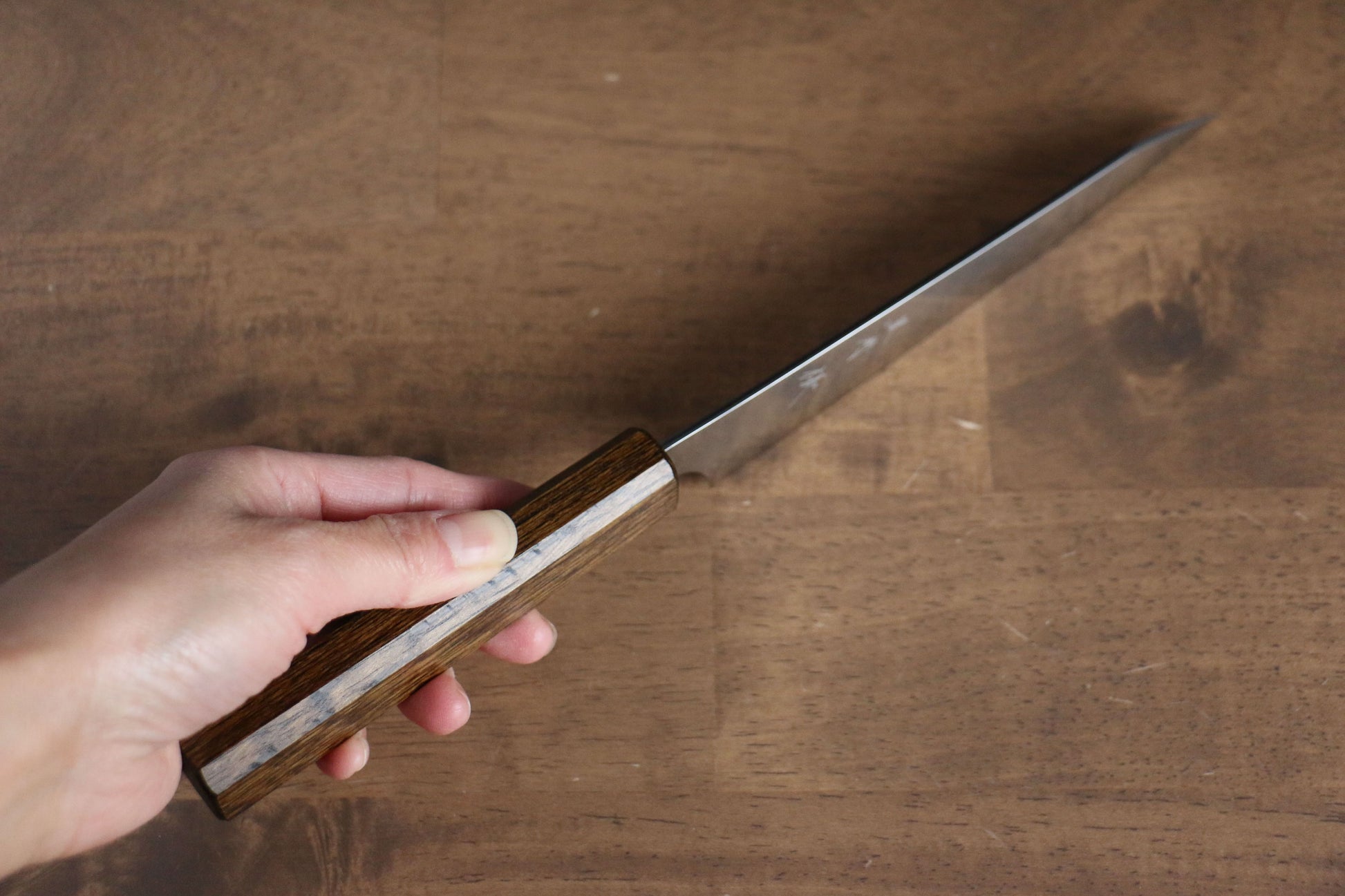 黒崎 優 月光 HAP40 ペティーナイフ  150mm 樫柄 - 清助刃物