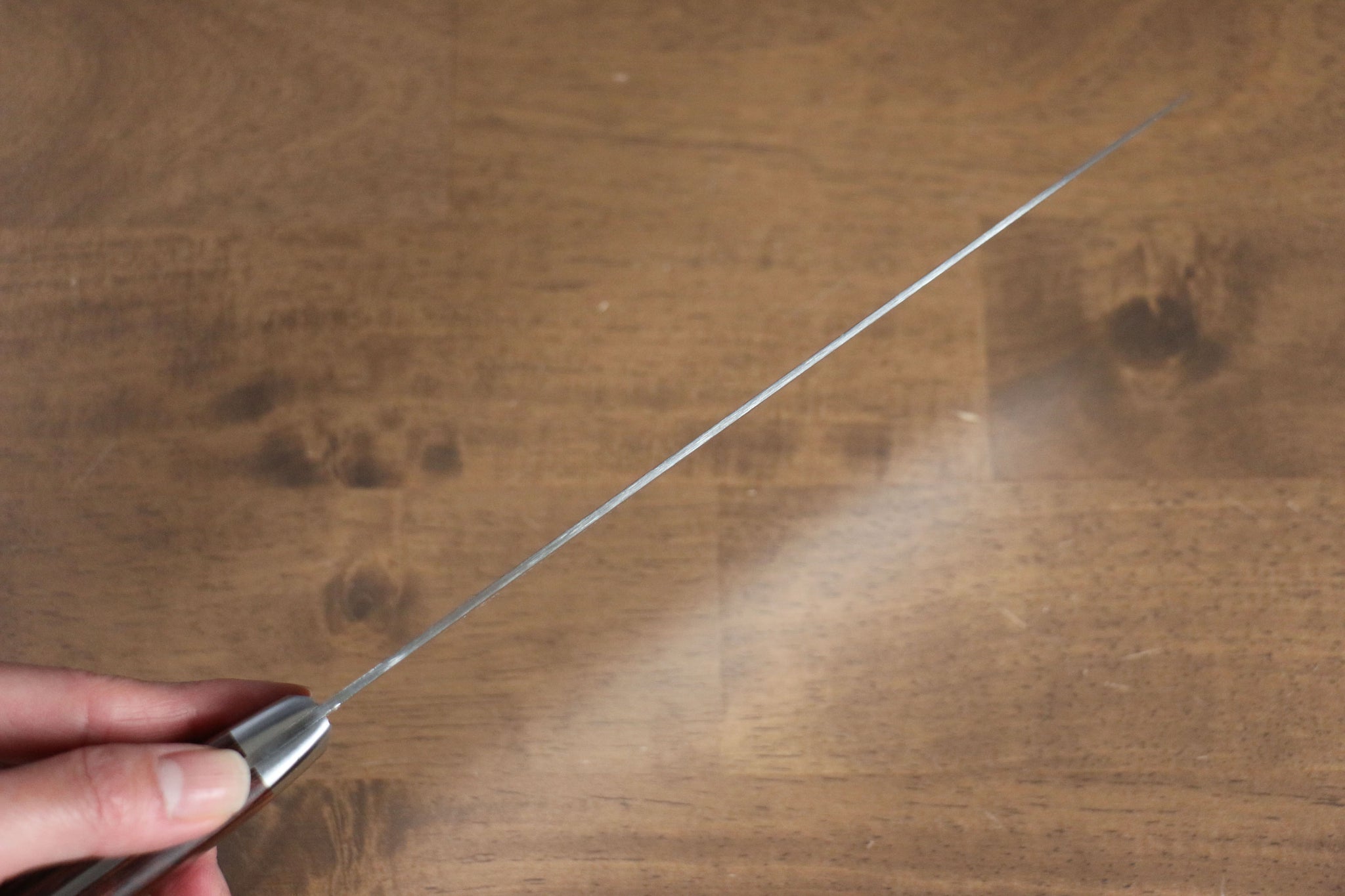 堺 孝行 V金10号 17層ダマスカス 鏡面仕上げ 牛刀包丁  210mm - 清助刃物