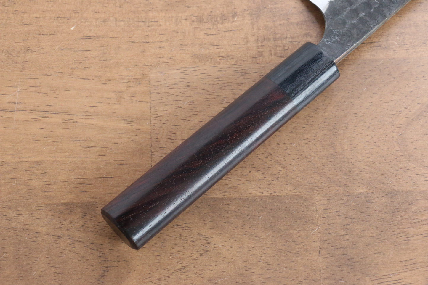 安立 勝重 青スーパー鋼 牛刀包丁  210mm 紫檀柄 - 清助刃物