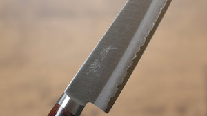 清助 V金1号 ペティーナイフ 和包丁 135mm マホガニー柄 - 清助刃物