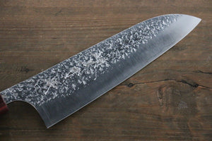 黒﨑 優 雫 R2/SG2 鎚目 三徳包丁 和包丁 180mm - 清助刃物