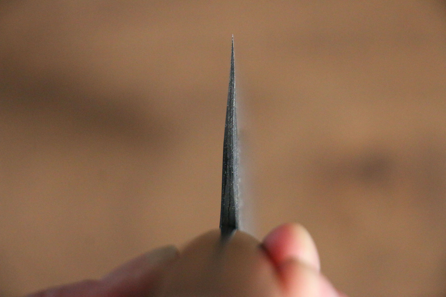山本 直 青紙 黒打 牛刀包丁  210mm ウォルナット柄 - 清助刃物