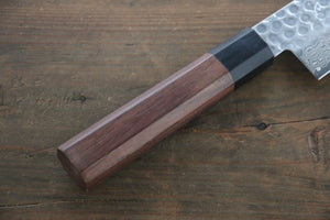 清助 AUS10 三徳包丁 和包丁 180mm 紫檀柄 - 清助刃物
