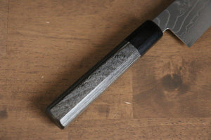佳人 コバルトスペシャル鋼 ダマスカス 牛刀包丁  240mm グレー合板柄 - 清助刃物
