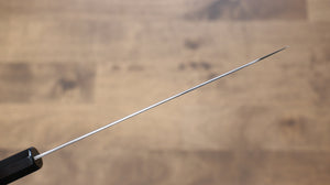寛丈 V金10号 ダマスカス 切付ペティナイフ  180mm グレー合板柄 - 清助刃物