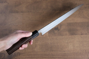 黒崎 優 閃光 R2/SG2 鎚目 筋引包丁 和包丁 270mm 紫檀 (口輪：黒合板)柄 - 清助刃物