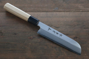堺 孝行 シェフシリーズ 銀三鋼 鎌形薄刃包丁 和包丁 朴柄 - 清助刃物