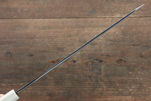 堺 孝行 飛燕 銀三鋼 鏡面仕上げ 切付柳刃包丁 和包丁 270mm 両側リング付き黒檀柄 鞘付き - 清助刃物