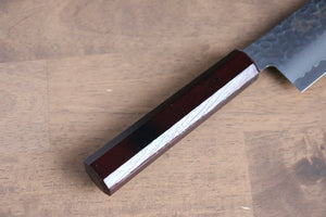 堺 孝行 なないろ VG10 33層 三徳包丁 和包丁 180mm ABS樹脂(赤べっ甲)柄 - 清助刃物