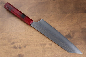 堺 孝行 なないろ VG10 33層 剣型牛刀包丁  190mm ABS樹脂(赤べっ甲)柄 - 清助刃物