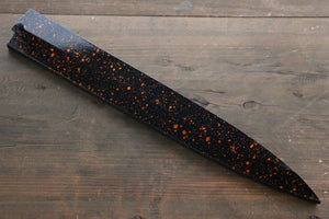 金茶 鞘 柳刃包丁  黒合板ピン付き-300mm - 清助刃物