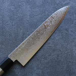 三寿ゞ AUS10 ダマスカス 磨き仕上げ 牛刀包丁 和包丁 210mm 朴柄 - 清助刃物