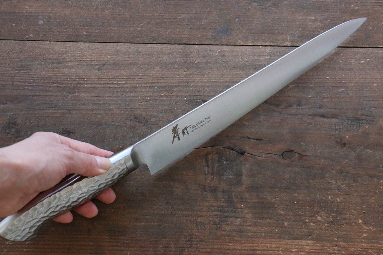 堺 孝行 INOXプロ モリブデン鋼 筋引包丁  240mm - 清助刃物