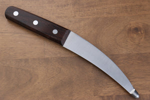清助 山賊 日本鋼 腸裂き 和包丁 140mm 天然木柄 - 清助刃物