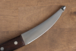 清助 山賊 日本鋼 腸裂き 和包丁 140mm 天然木柄 - 清助刃物