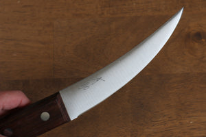 清助 山賊 日本鋼 頭取(小)  150mm 天然木柄 - 清助刃物