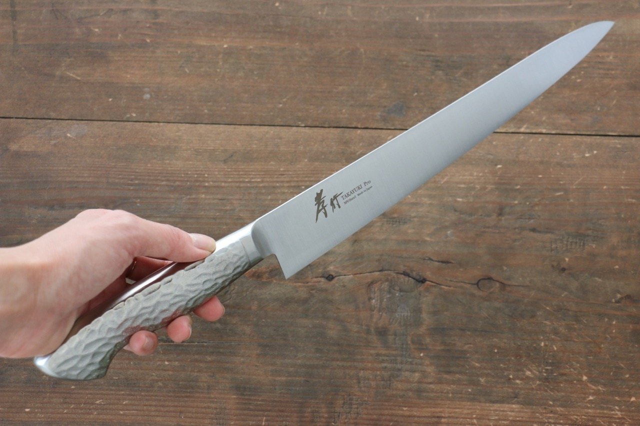 堺 孝行 INOXプロ モリブデン鋼 筋引包丁  270mm - 清助刃物