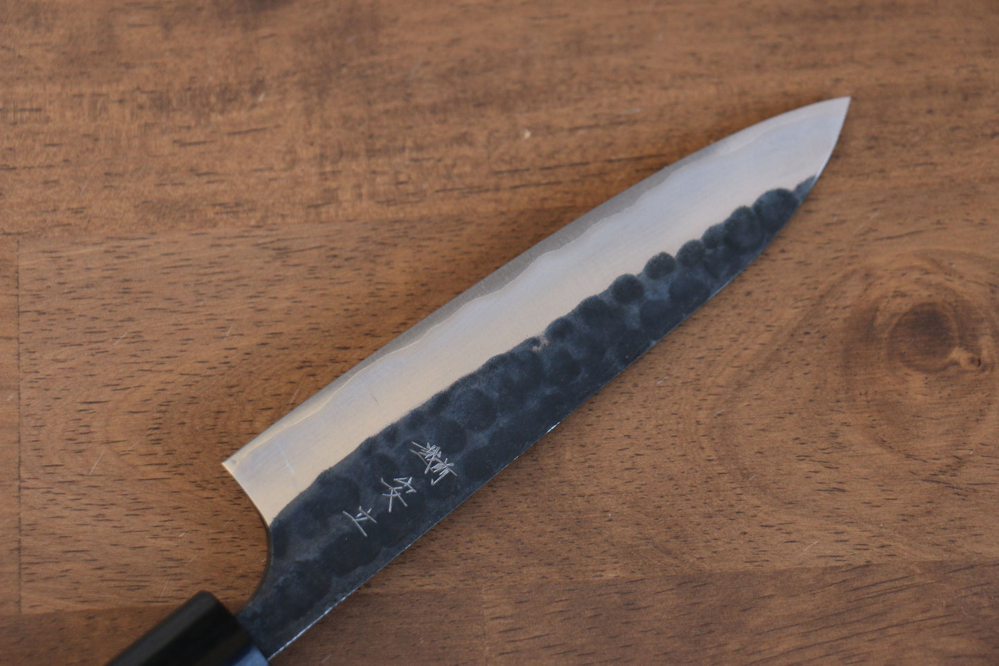 安立 勝重 青スーパー鋼 ペティーナイフ  130mm 紫檀柄 - 清助刃物