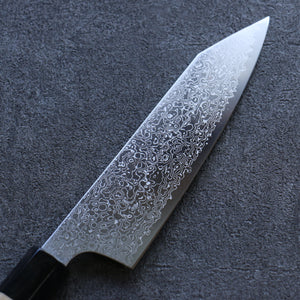 清助 R2/SG2 ダマスカス 文化包丁  180mm 朴柄 - 清助刃物