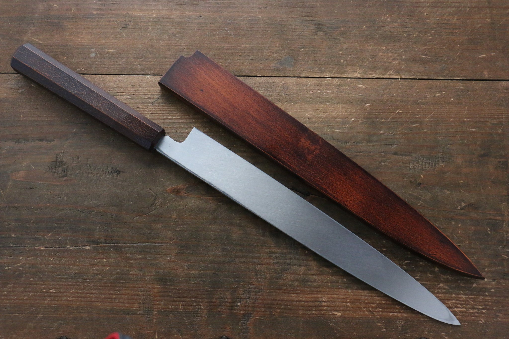 堺 孝行 やすらぎ INOX モリブデン鋼 柳刃包丁  270mm ABS樹脂柄 - 清助刃物