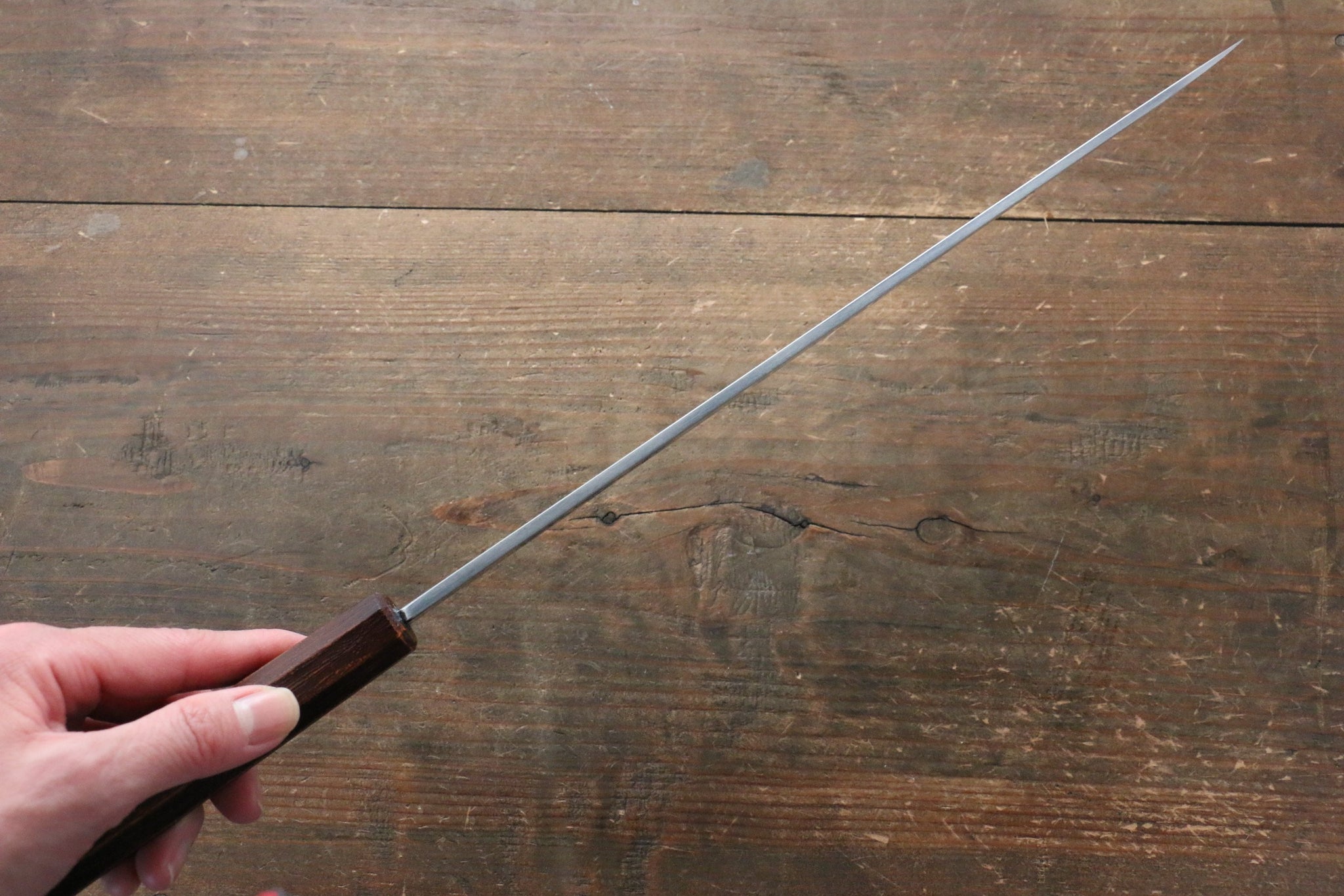 堺 孝行 やすらぎ INOX モリブデン鋼 柳刃包丁  270mm ABS樹脂柄 - 清助刃物