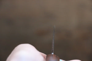 訓平 V金1号 鎚目 三徳包丁 和包丁 170mm マホガニー柄 - 清助刃物