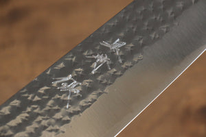 黒崎 優 閃光 R2/SG2 鎚目 牛刀包丁  210mm タガヤサン柄 - 清助刃物