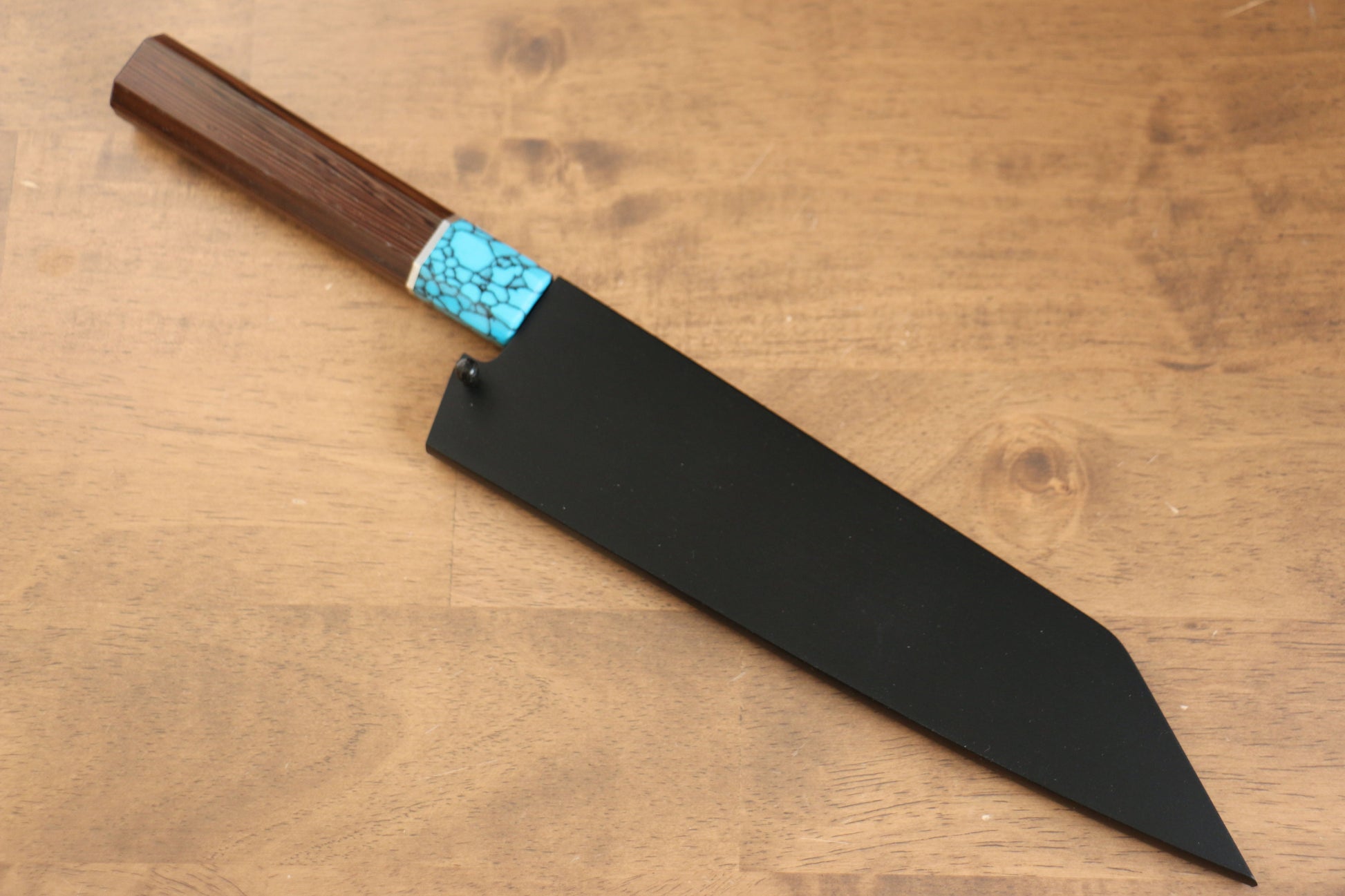 黒 朴 鞘 190mm 切付牛刀包丁用 合板ピン付き - 清助刃物