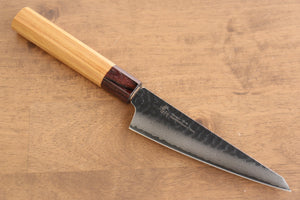 堺 孝行 V金10号 33層ダマスカス サバキ包丁  150mm ケヤキ柄 - 清助刃物