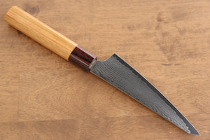 堺 孝行 V金10号 33層ダマスカス サバキ包丁  150mm ケヤキ柄 - 清助刃物