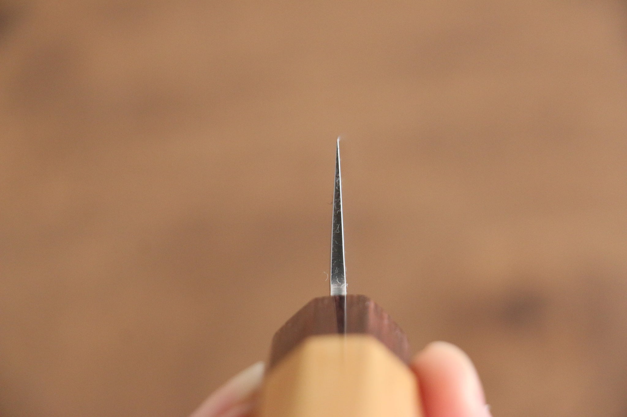 堺 孝行 V金10号 33層ダマスカス サバキ包丁  150mm ケヤキ柄 - 清助刃物