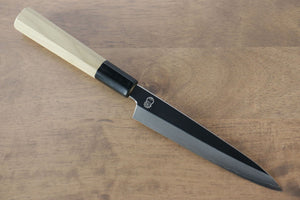 重陽 銀三鋼 鏡面仕上げ ペティーナイフ  150mm 朴柄 - 清助刃物
