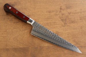堺 孝行 VG10 33層 ダマスカス サバキ包丁 和包丁 180mm マホガニー柄 - 清助刃物