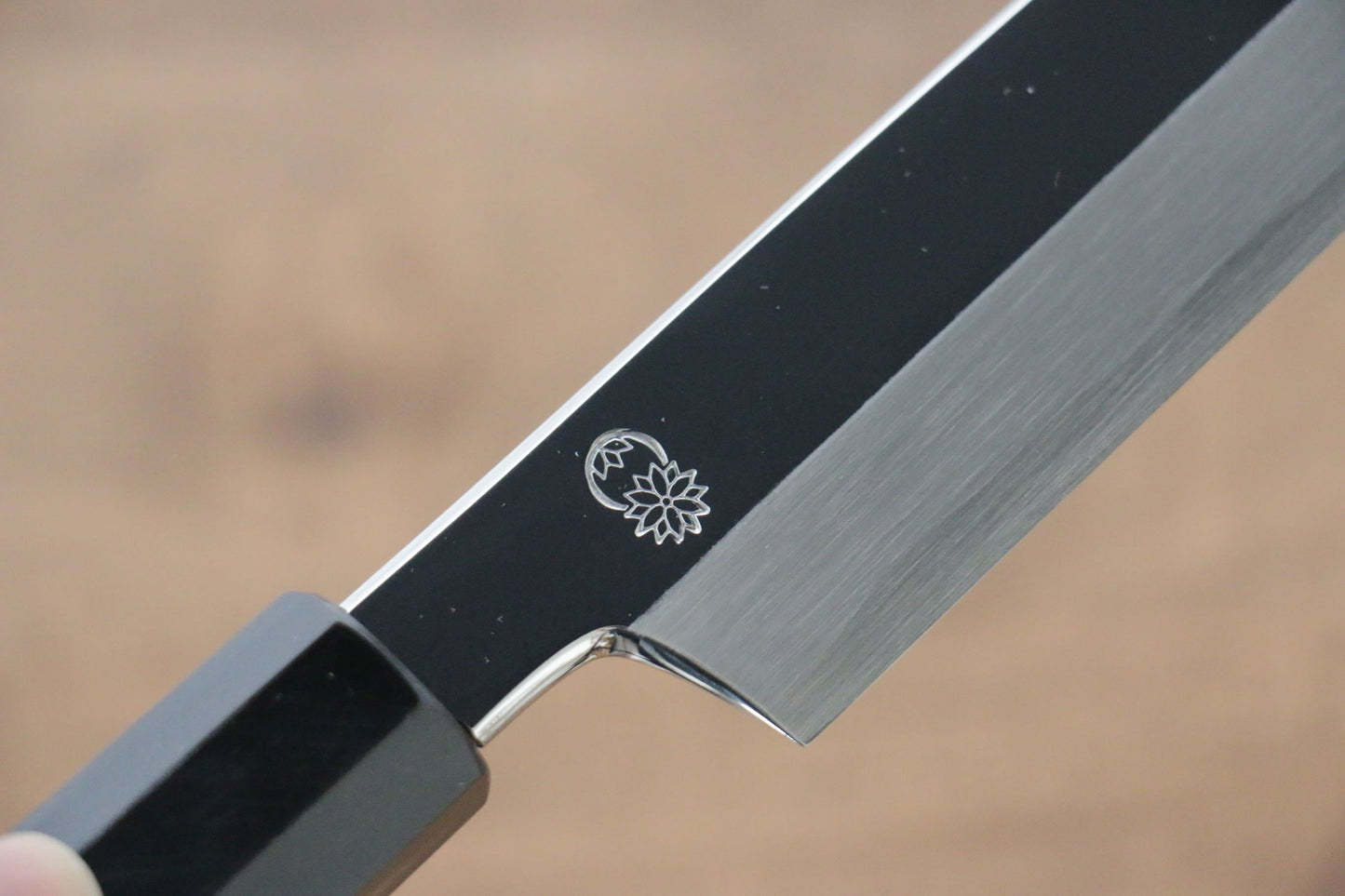 重陽 銀三鋼 鏡面仕上げ 剣型柳刃包丁  270mm 朴柄 - 清助刃物