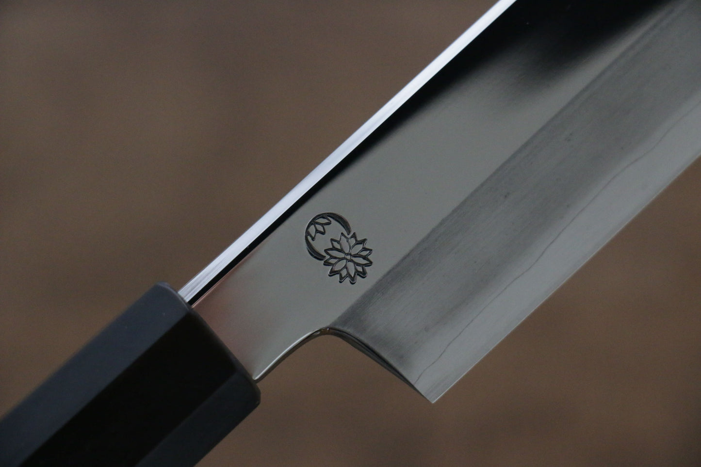 重陽 銀三鋼 鏡面仕上げ 剣型柳刃包丁  300mm 朴柄 - 清助刃物