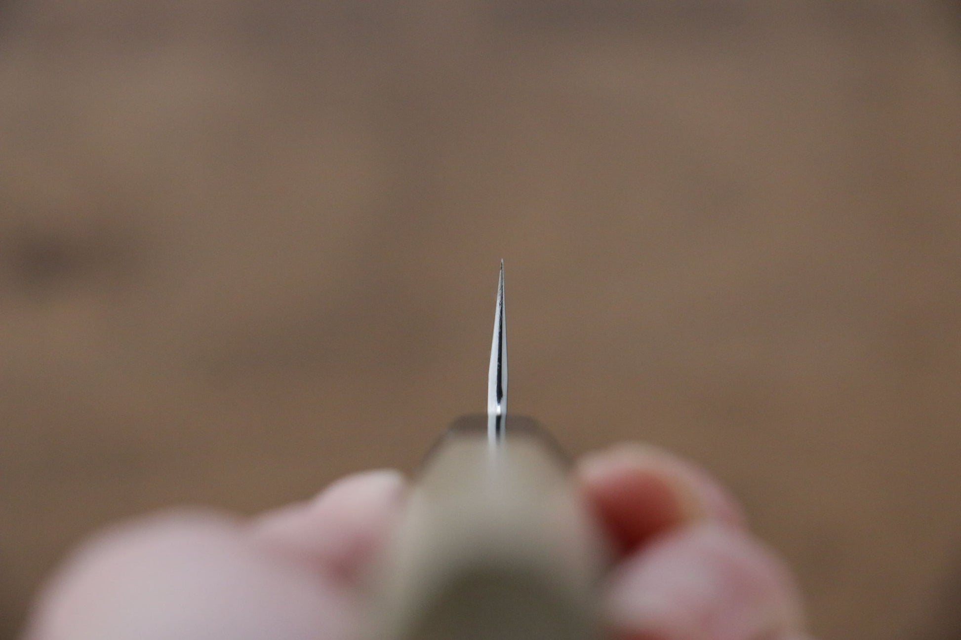 重陽 銀三鋼 鏡面仕上げ ペティーナイフ  135mm 朴柄 - 清助刃物