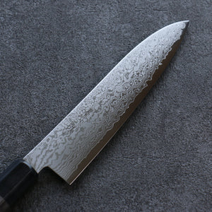 清助 V金10号 ダマスカス 牛刀包丁 和包丁 180mm グレー合板柄 - 清助刃物
