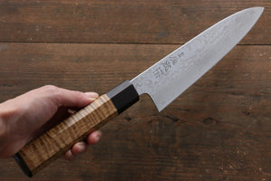 佑成 ZDP189 ダマスカス 牛刀包丁 和包丁 210mm 柄 - 清助刃物