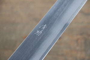 清助 白ニ鋼 柳刃包丁 和包丁 270mm 紫檀柄 - 清助刃物