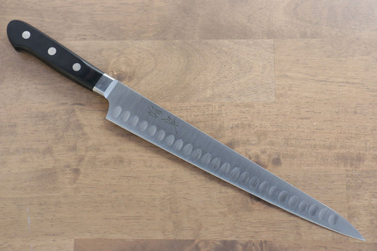 清助 スウェーデン鋼 筋引サーモン  270mm 黒合板柄 - 清助刃物