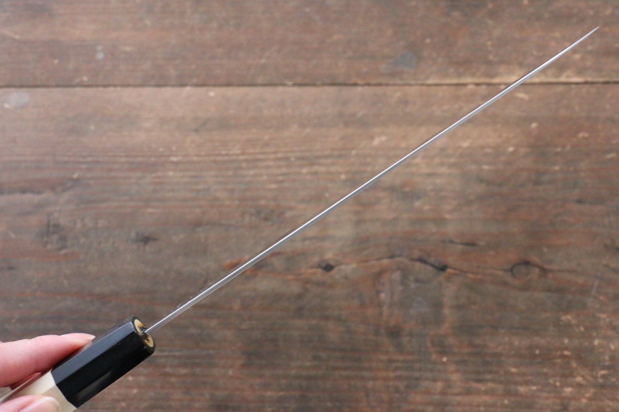 堺 孝行 グランドシェフ グランドシェフ スウェーデン鋼 ペティーナイフ 180mm 朴柄 - 清助刃物