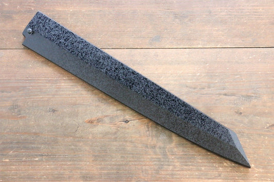 黒石目鞘 切付柳刃包丁用  黒合板ピン付き 300mm - 清助刃物