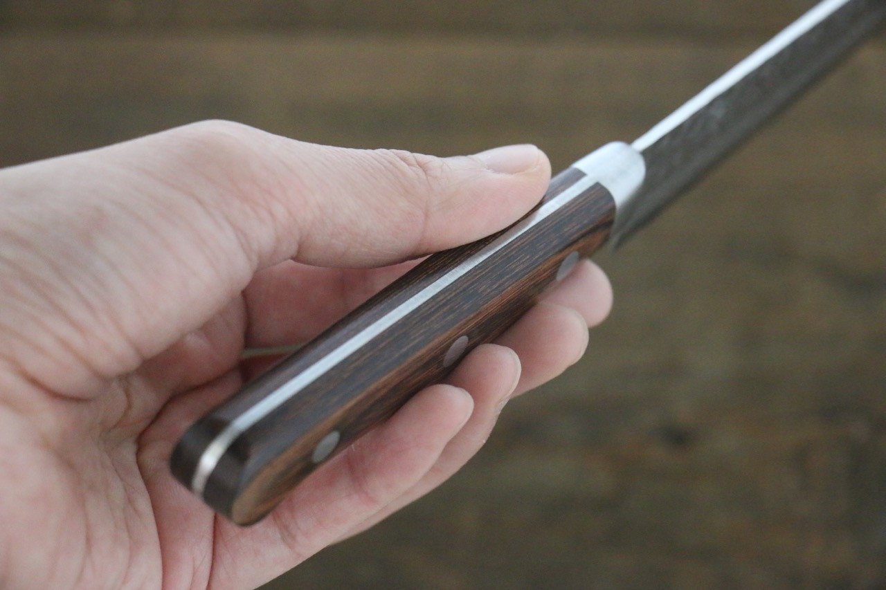 堺 孝行 V金10号 17層ダマスカス ペティーナイフ  135mm - 清助刃物